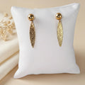Boucles d’oreilles Navettes dorées – Gold Filled 14K et Forever Gold 18K