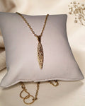Collier Navette doré – Finition Or 18K Forever Gold