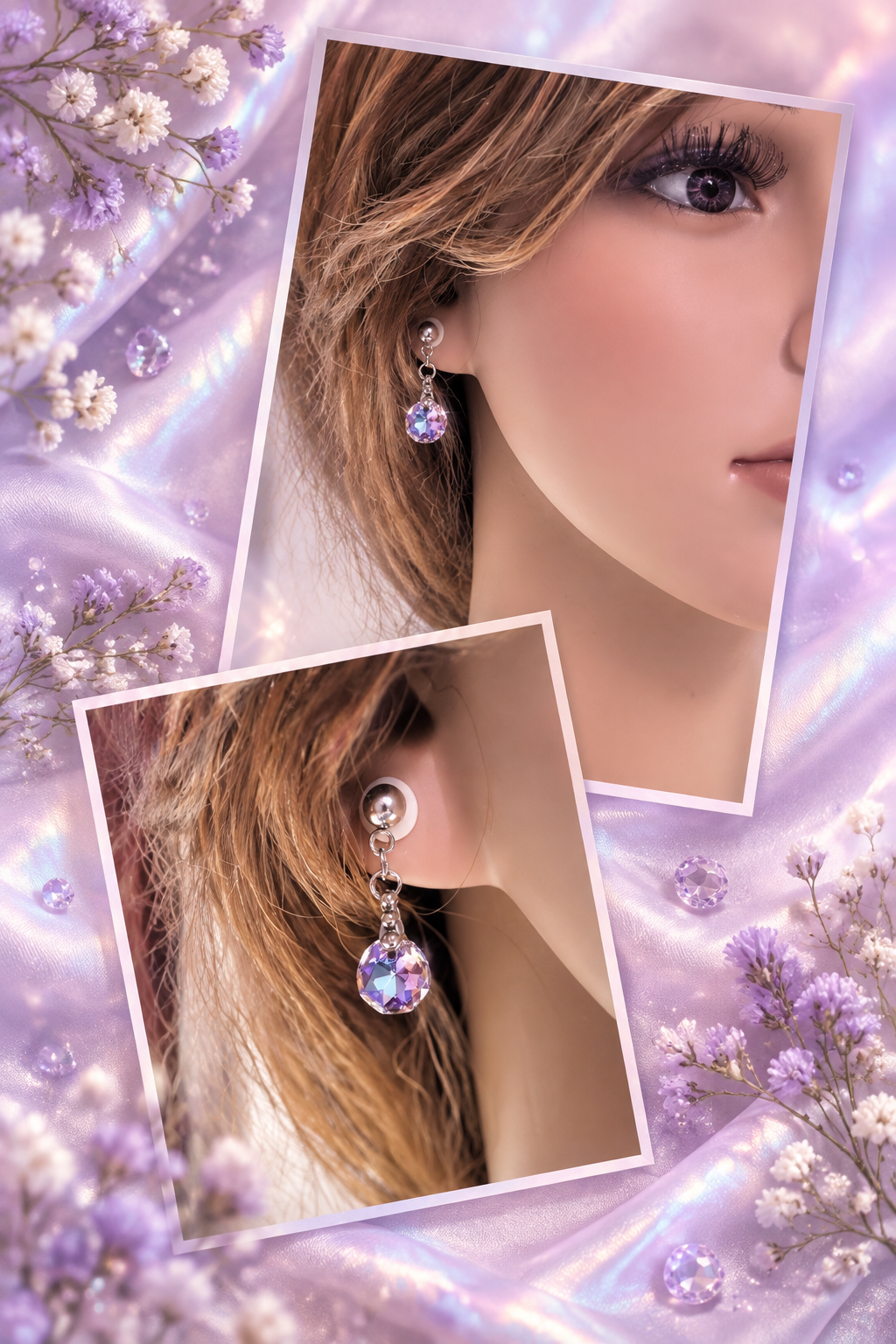 Story Boucles Cristal Violet – fond doux