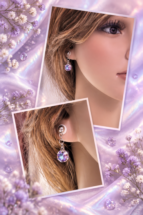 Story Boucles Cristal Violet – fond doux